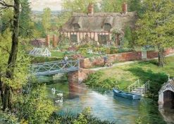 Falcon de luxe - Romantic Countryside Cottages - 2 X 500 Piece Jigsaw Puzzles Fashion