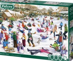 Falcon de luxe - Snow Day - 1000 Piece Puzzle Online