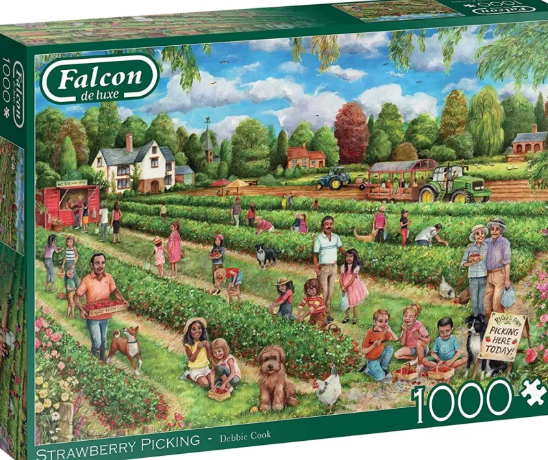 Falcon de luxe - Strawberry Picking - 1000 Piece Jigsaw Puzzles Discount