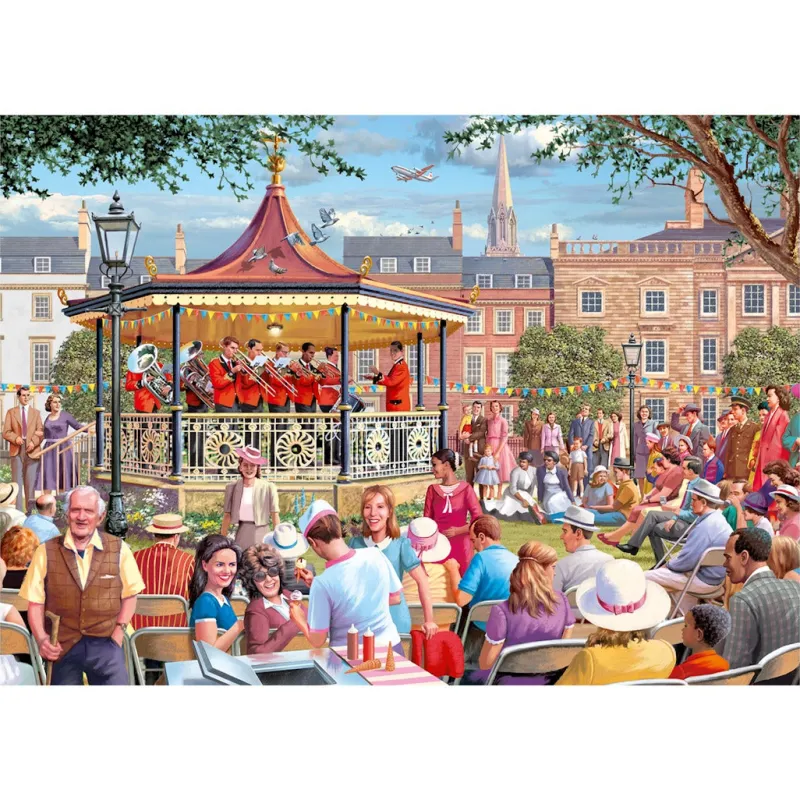 Falcon de luxe - The Bandstand - 1000 Piece Jigsaw Puzzle Outlet