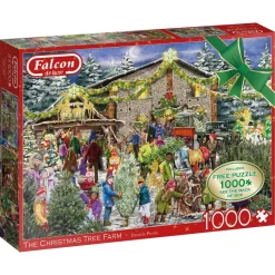 Falcon de luxe - The Christmas Tree Farm - 2 x 1000 Piece Puzzles New