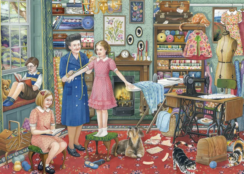 Falcon de luxe - The Dressmaker - 1000 Piece Jigsaw Puzzle Online