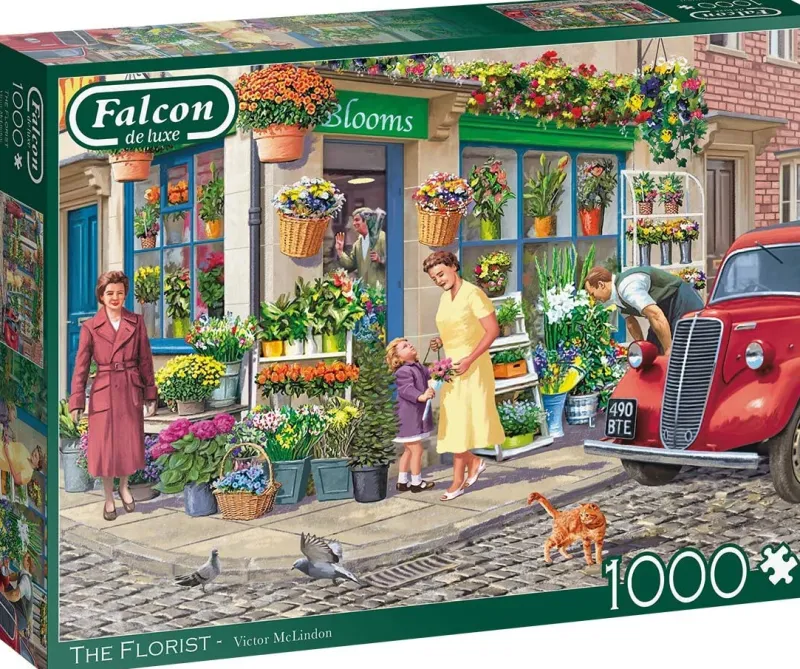 Falcon de luxe - The Florist 1000 Piece Jigsaw Sale