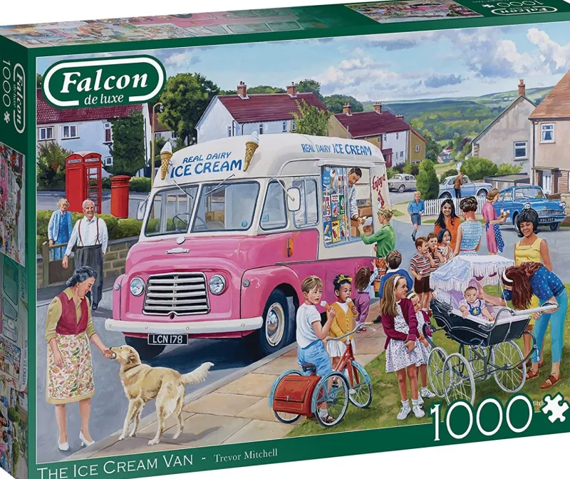 Falcon de luxe - The Ice Cream Van - 1000 Piece Jigsaw Puzzle Hot