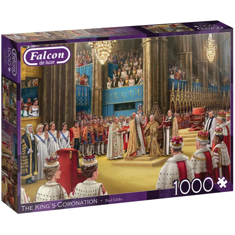 Falcon de luxe - The King's Coronation - 1000 Piece Puzzle Online