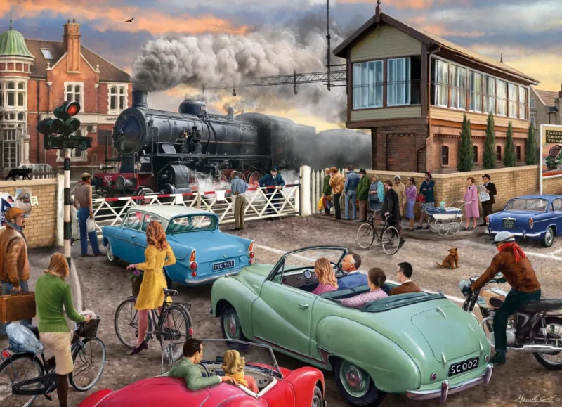 Falcon de luxe - The Level Crossing - 1000 Piece Jigsaw Puzzle Fashion