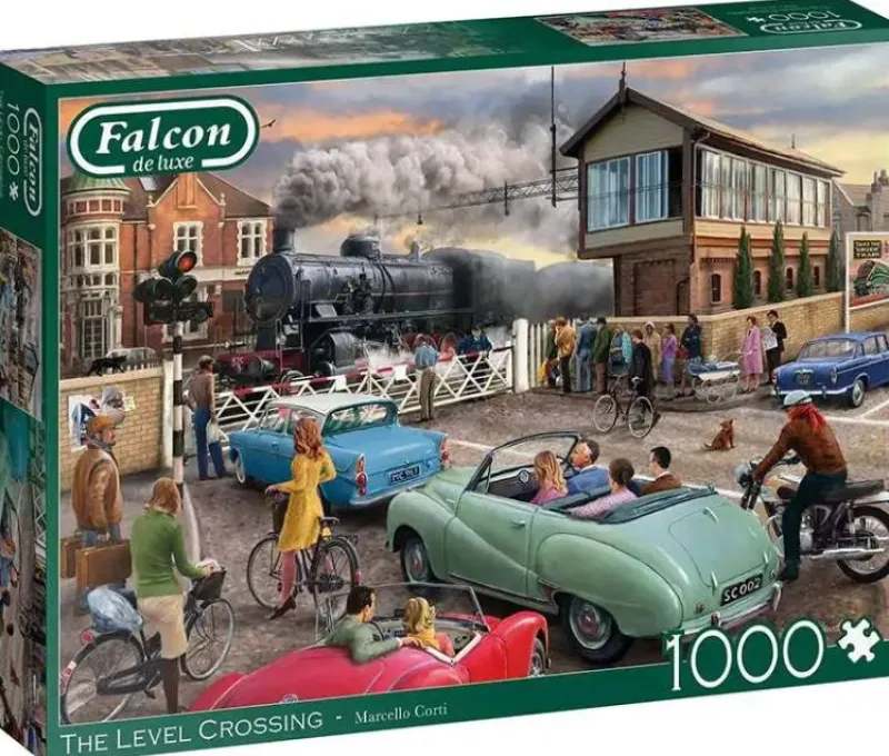 Falcon de luxe - The Level Crossing - 1000 Piece Jigsaw Puzzle Fashion