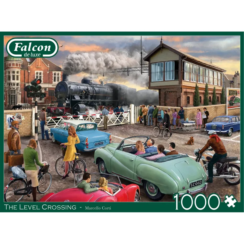 Falcon de luxe - The Level Crossing - 1000 Piece Jigsaw Puzzle Fashion