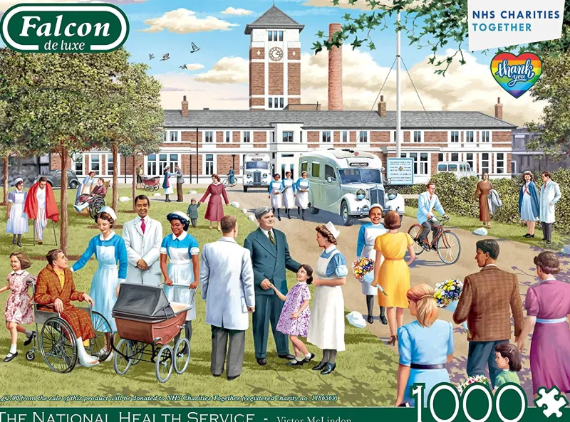 Falcon de luxe - The National Health - 1000 Piece Charity Jigsaw Puzzle Sale
