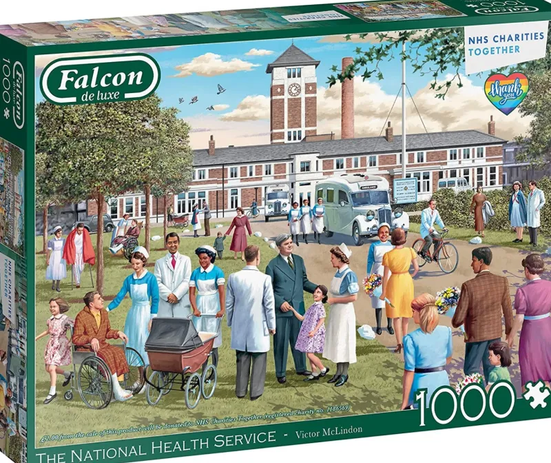 Falcon de luxe - The National Health - 1000 Piece Charity Jigsaw Puzzle Sale