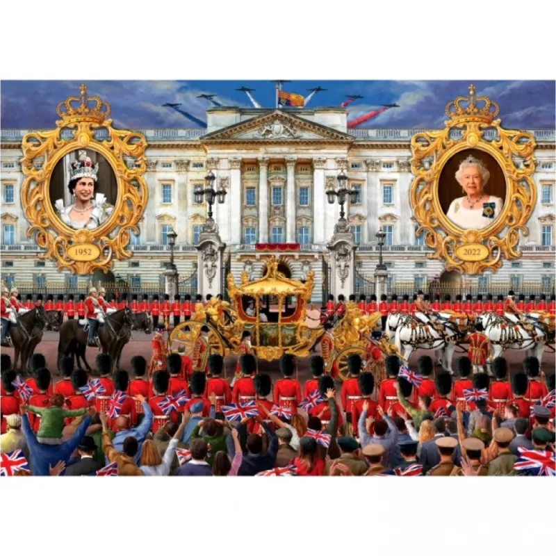 Falcon de luxe - The Queen's Platinum Jubilee - 1000 Piece Jigsaw Puzzles Best