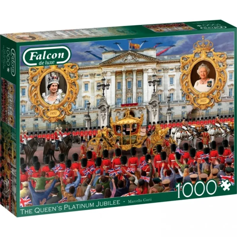 Falcon de luxe - The Queen's Platinum Jubilee - 1000 Piece Jigsaw Puzzles Best