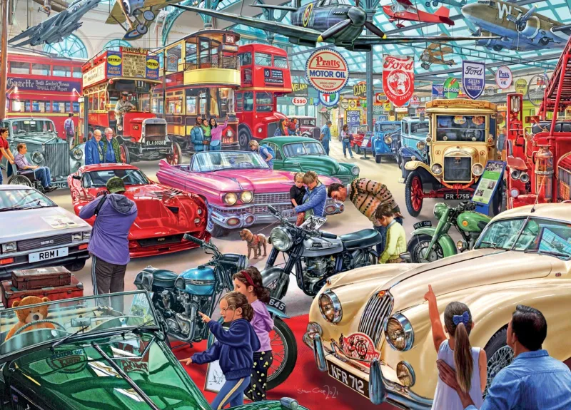 Falcon de luxe - The Transport Museum - 1000 Piece Jigsaw Puzzle Clearance