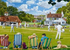 Falcon de luxe - The Village Sporting Greens - 2 x 1000 Piece Jigsaw Puzzles Best