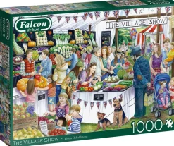 Falcon de luxe - The Village Show 1000 Piece Jigsaw Puzzle New