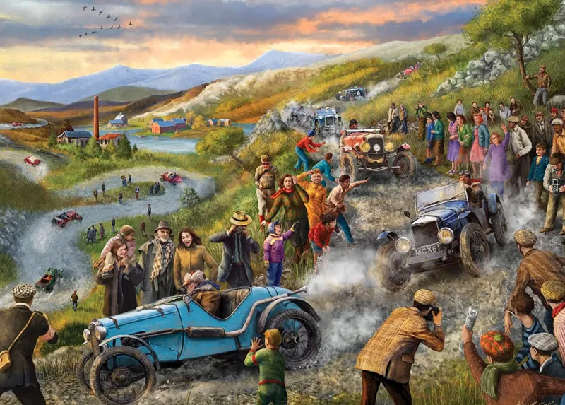 Falcon de luxe - Vintage Car Rally - 1000 Piece Jigsaw Puzzle New