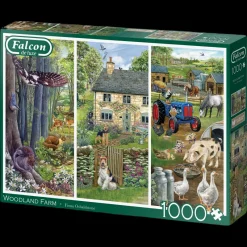 Falcon de luxe - Woodland Farm - 1000 Piece Jigsaw Puzzle Hot