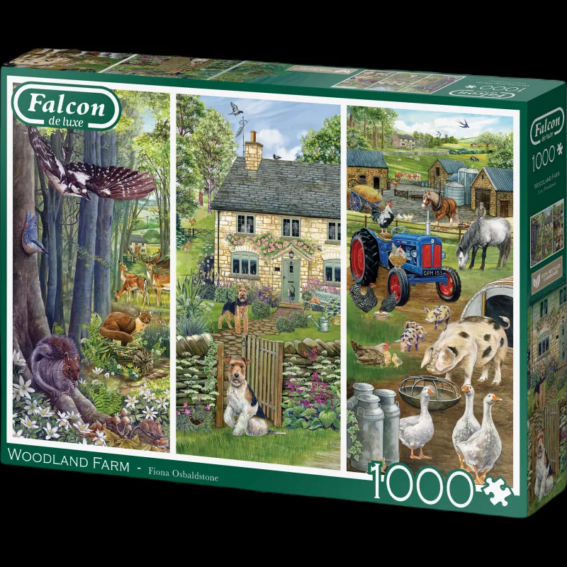 Falcon de luxe - Woodland Farm - 1000 Piece Jigsaw Puzzle Hot