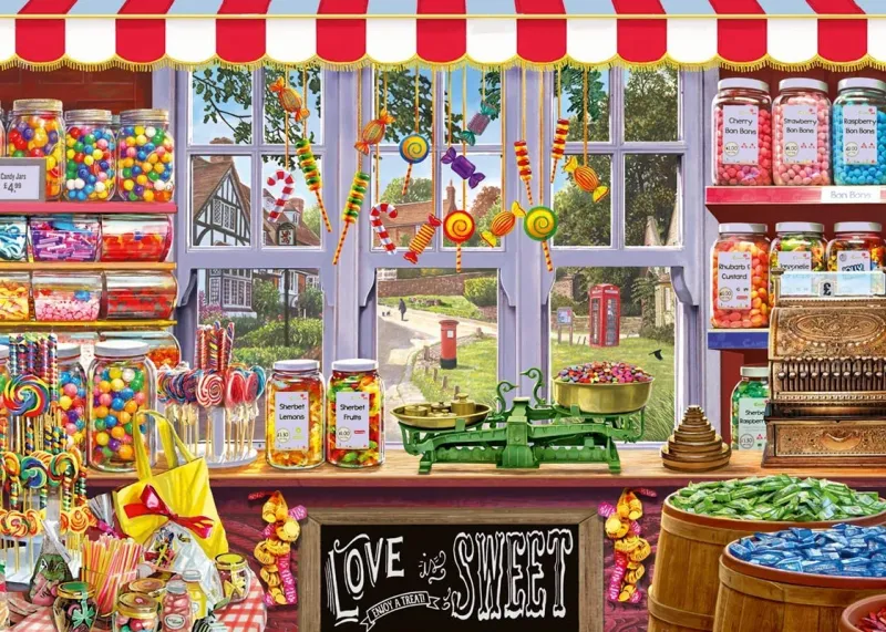 Falcon de luxe - Your Favourite Shops - 4 x 1000 Piece Jigsaw Puzzles Best