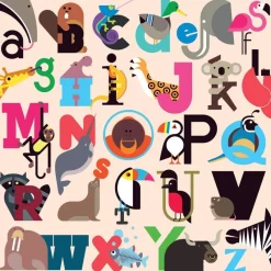Galison - Animals A-Z - 500 Piece Jigsaw Puzzle Best