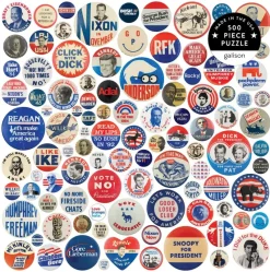 Galison - Button Up America - 500 Piece Jigsaw Puzzle Discount