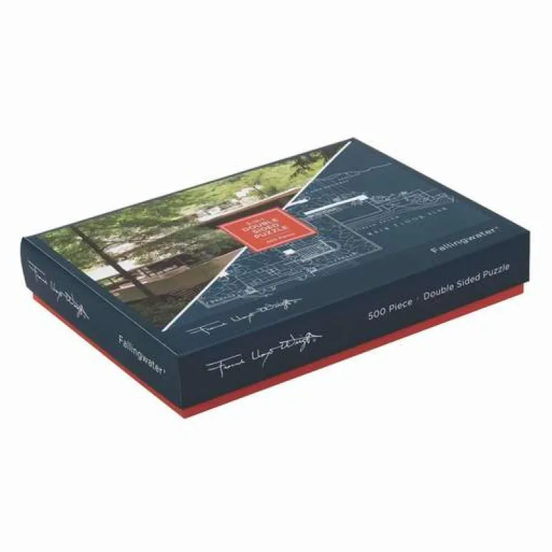 Galison - Frank Lloyd Wright Fallingwater - 2 Sided 500 Piece Jigsaw Puzzle Online