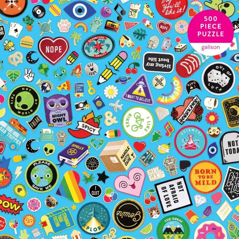 Galison - Fun Flair - 500 Piece Jigsaw Puzzle Clearance
