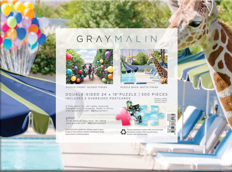 Galison - Gray Malin Party At The Parker - 2-sided 500 Piece Jigsaw Puzzle Discount