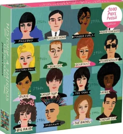 Galison - History of Hairdos - 1000 Piece Jigsaw Puzzle Sale