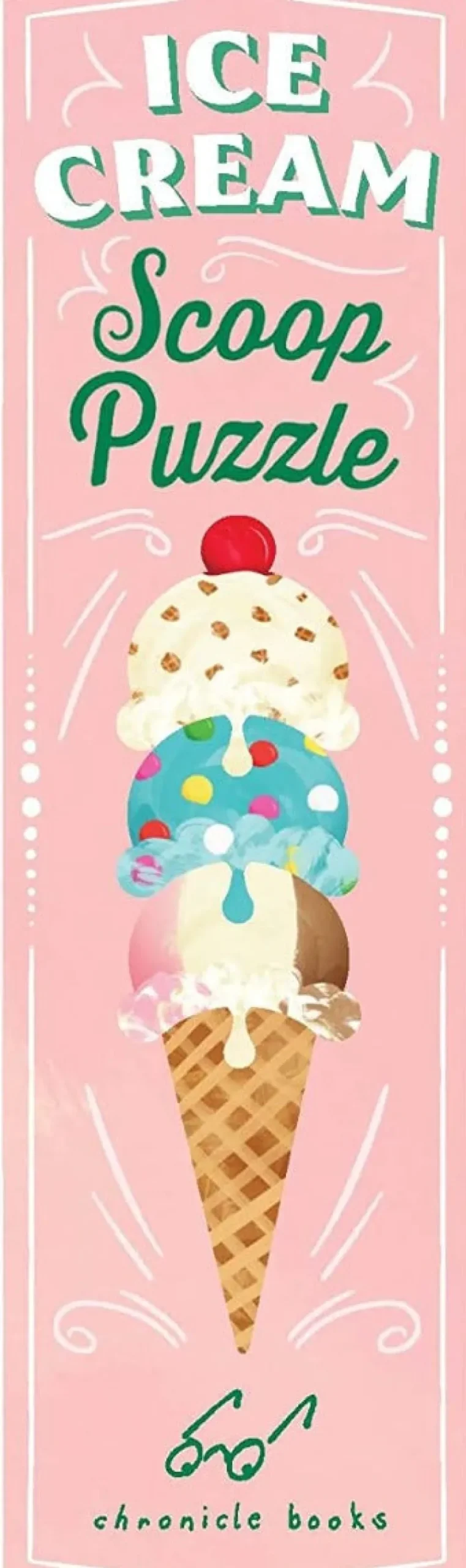 Galison - Ice Cream Scoop Puzzle : Countless Sweet Creations with 32 Flavours Hot