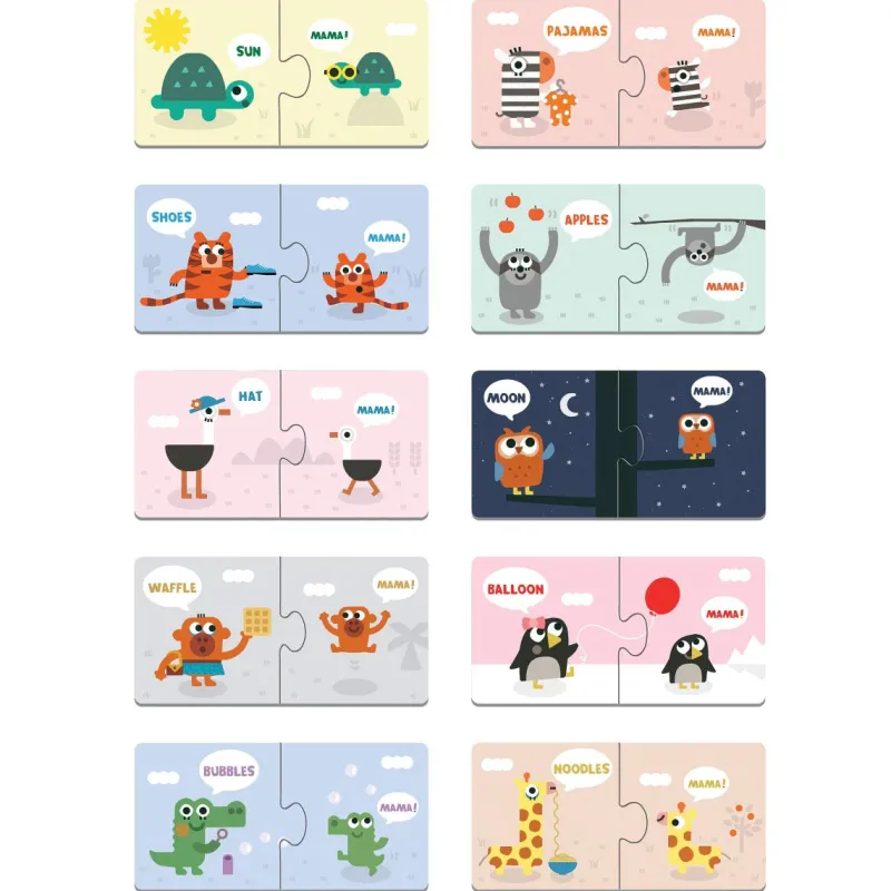Galison - Jimmy Fallon Everything is Mama Puzzle Pairs Clearance