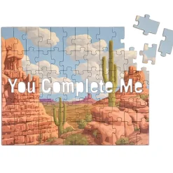 Galison - Knock Knock You Complete Me Message Puzzle Outlet