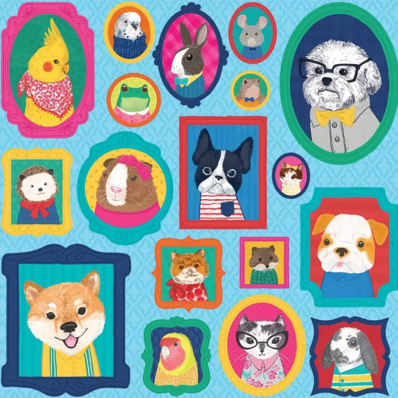 Galison - Pet Portraits - 500 Piece Jigsaw Puzzle Hot