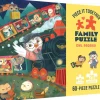 Galison - Piece It Together Family Puzzle: Owl Aboard! - 60 Piece Jigsaw Puzzle Hot