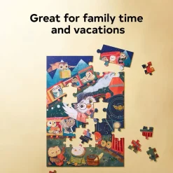 Galison - Piece It Together Family Puzzle: Owl Aboard! - 60 Piece Jigsaw Puzzle Hot