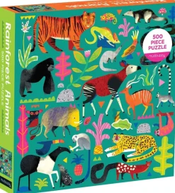 Galison - Rainforest Animals - 500 Piece Jigsaw Puzzle Fashion