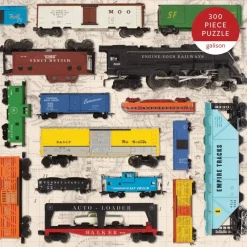 Galison - Vintage Toy Trains - 300 Piece Jigsaw Puzzle Fashion