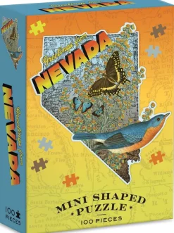 Galison - Wendy Gold Nevada - 100 Piece Mini Jigsaw Puzzle Outlet