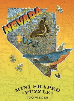 Galison - Wendy Gold Nevada - 100 Piece Mini Jigsaw Puzzle Outlet