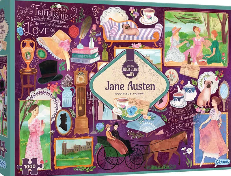 Gibsons - Jane Austen - Book Club - 1000 Piece Jigsaw Puzzle Discount