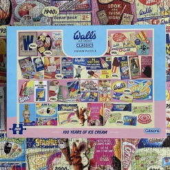 Gibsons - 100 Years of Wall's Ice Cream - 1000 Piece Jigsaw Puzzle Online