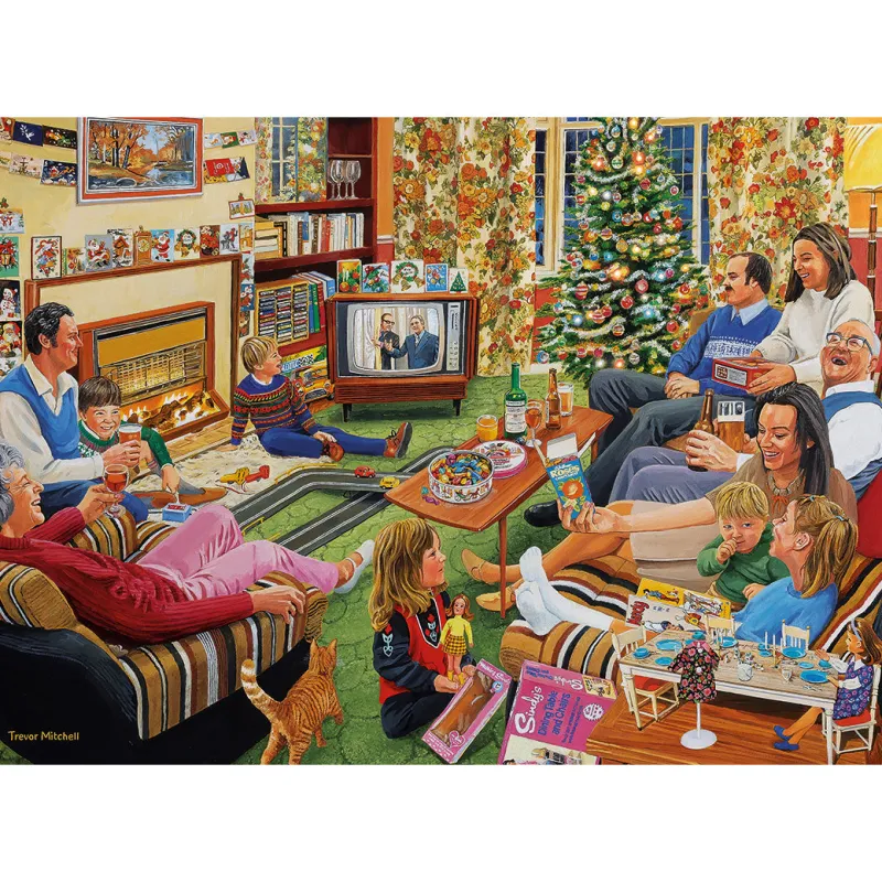 Gibsons - A Christmas to Remember - x4 x 500 Piece Jigsaw Puzzles Online