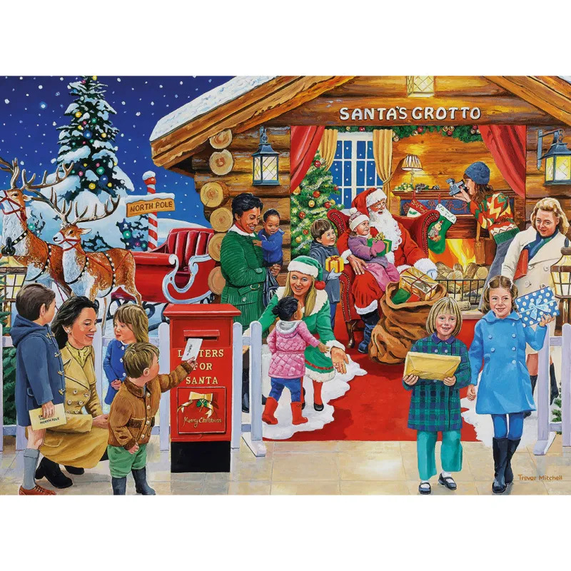 Gibsons - A Christmas to Remember - x4 x 500 Piece Jigsaw Puzzles Online