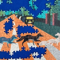 Gibsons - Abbey Road Foxes - 500 Piece Jigsaw Puzzle Outlet