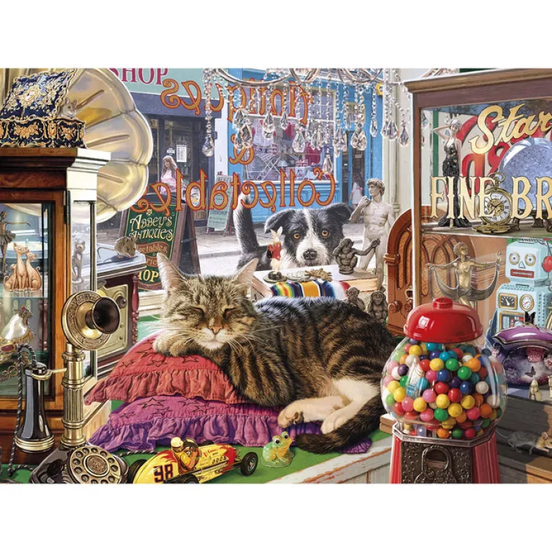 Gibsons - Abbey's Antique Shop - 1000 Piece Jigsaw Puzzle Online