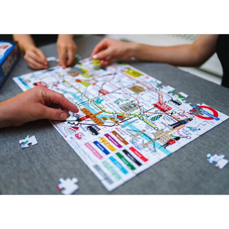 Gibsons - Adventures on the London Underground - 250 Piece Jigsaw Puzzle Online