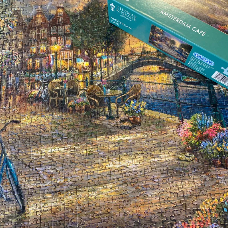 Gibsons - Amsterdam Café - 1000 Piece Jigsaw Puzzle New