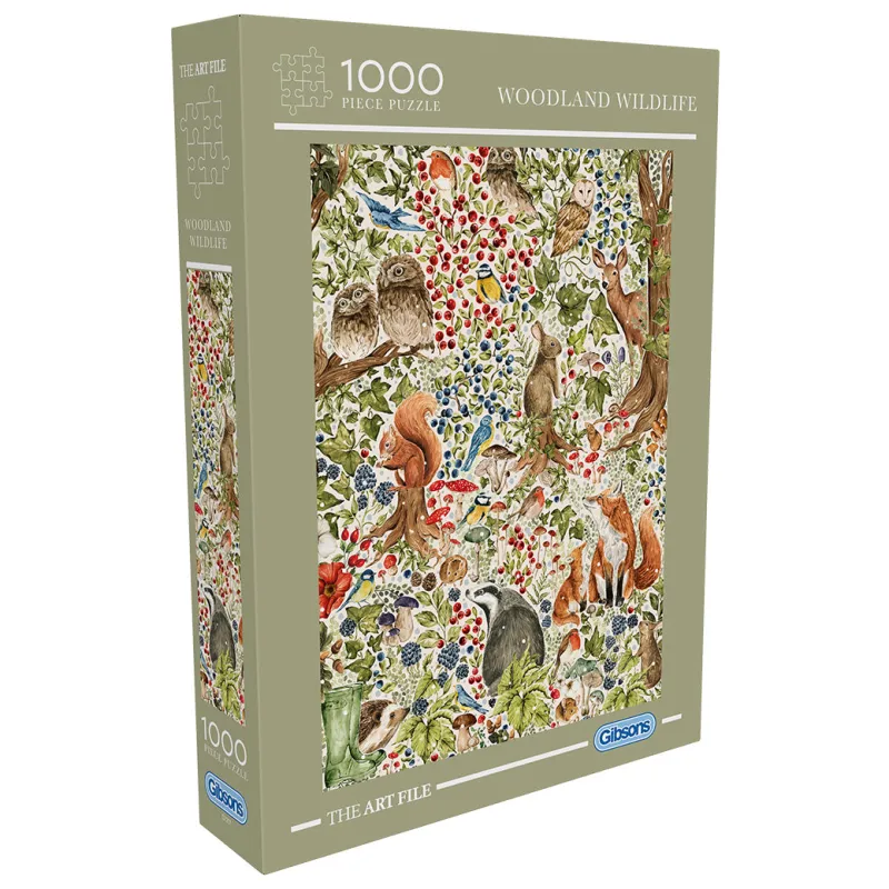 Gibsons - Art File - Winter Wilderness - 1000 Piece Jigsaw Puzzle Clearance