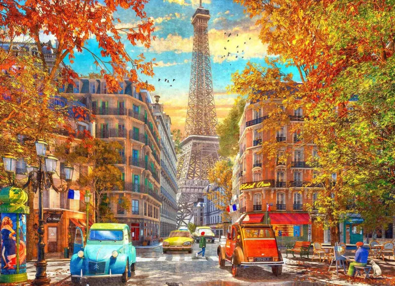 Gibsons - Autumn in Paris - 1000 Piece Jigsaw Puzzle Sale