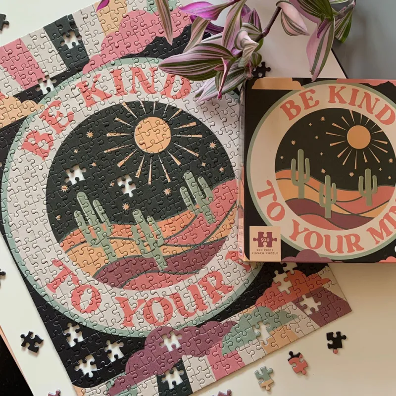 Gibsons - Be Kind to Your Mind - 500 Piece Jigsaw Puzzle Clearance